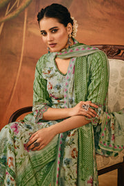 Pure Moga Silk Digital Print Casual Salwar Kameez